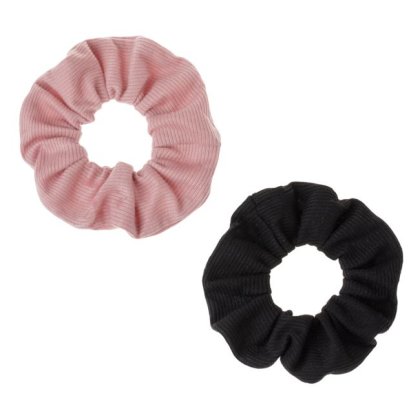 Elastice Textile Par Ribbed Negru Nude pentru Femei - 2buc