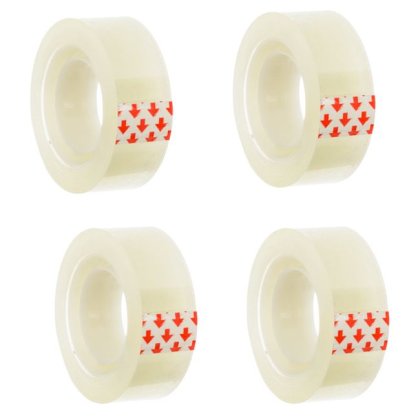 Benzi Adezive Transparente Super Celar Easy Cut 25mx18mm - 4buc