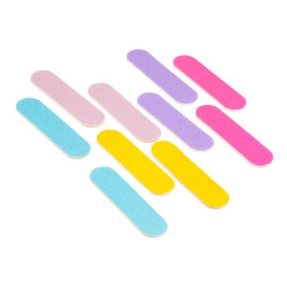 Pile de Unghii Multicolore din Hartie 5x1cm - 10buc