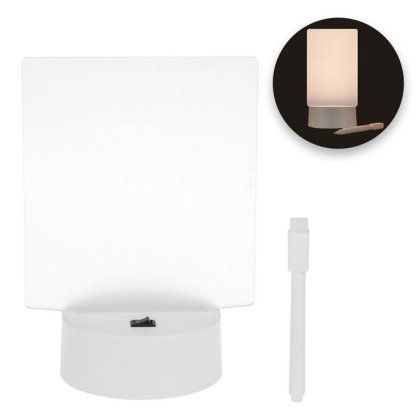 Lampa Tablita cu LED & Carioca cu Radiera 14x19.5cm