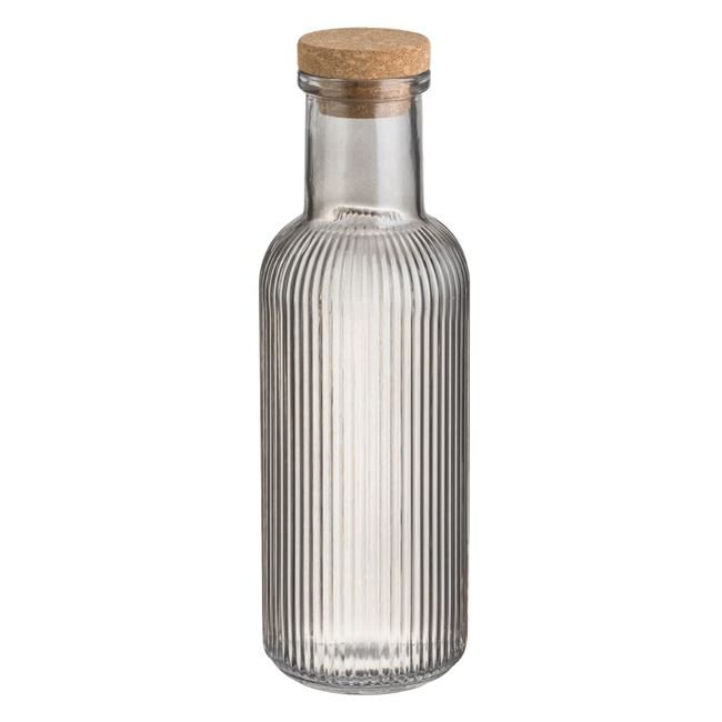 Sticla Transparenta Smoke cu Model Dungat & Capac de Pluta pentru Apa 1L