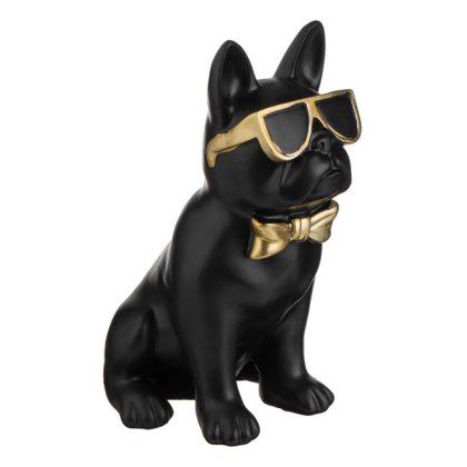 Caine Decorativ Negru 13x20x24,5cm