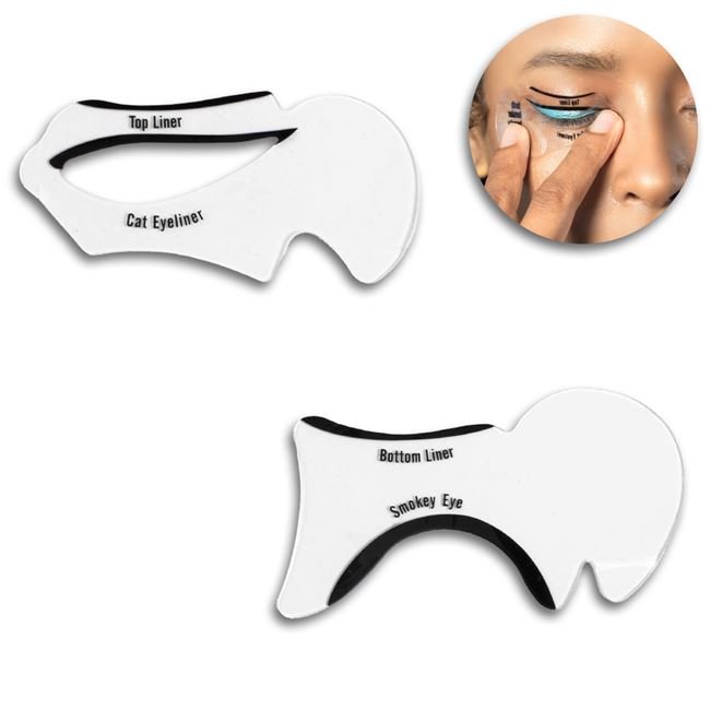 Sabloane Make Up Stensils pentru Tus & Fard de Ochi - 2buc