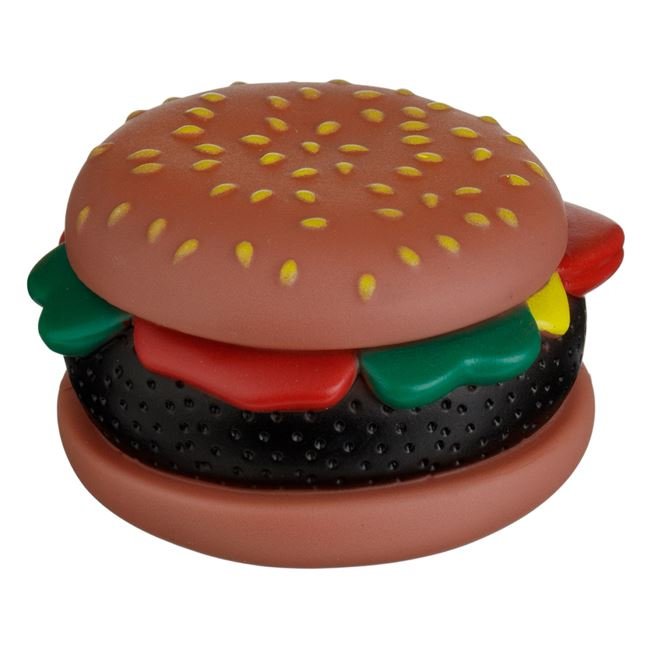Jucarie Hamburger cu Sunet pentru Caine 9cm