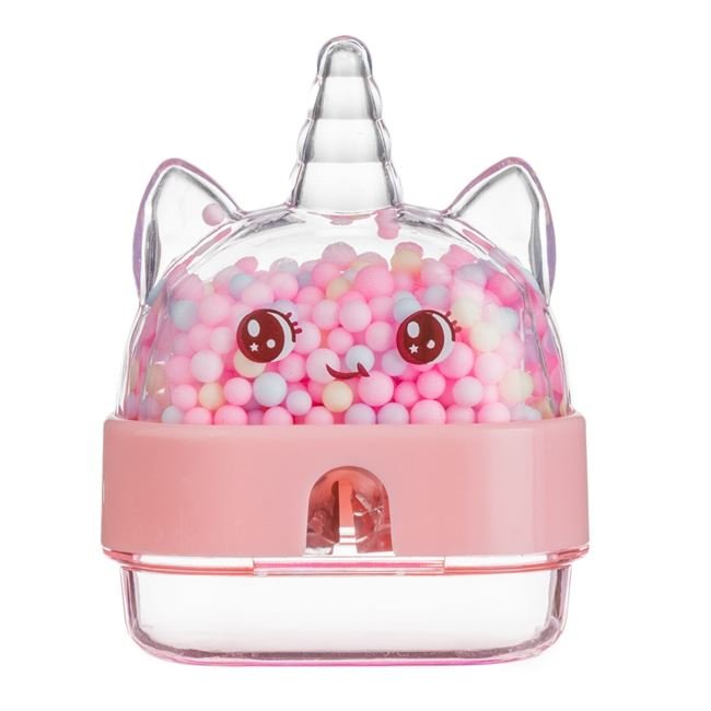 Ascutitoare Unicorn Roz cu Confeti Colorat 5x3x7cm