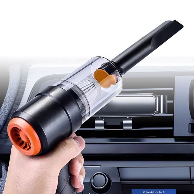 Aspirator Portabil Mini 2 in 1 cu USB 1200MAH