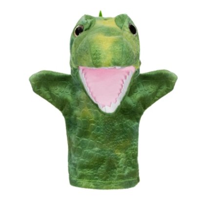 Figurina VICTINY®, teatru de papusi, dinozaur verde, 28cm, +3 ani