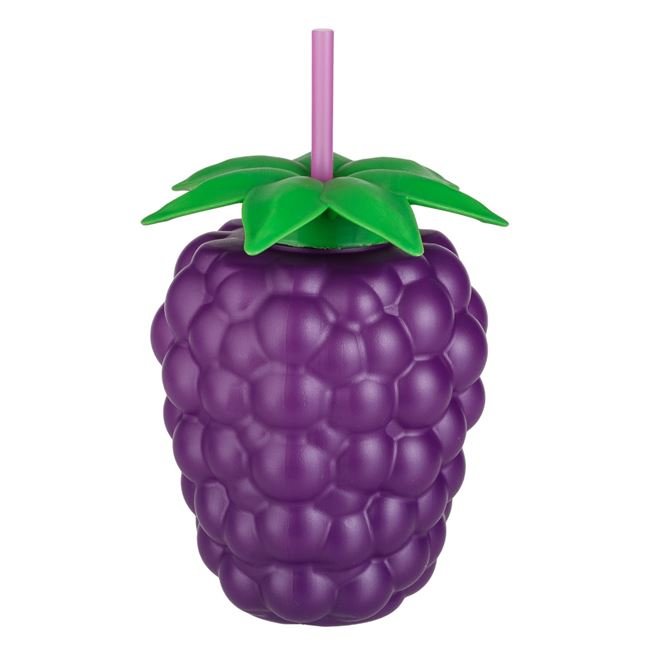 Pahar in Forma de Mura 3D din Plastic cu Pai 800ml