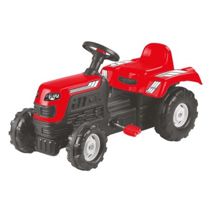 Tractor Rosu cu Pedale 81.5x45x52cm