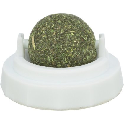 Jucarie Pentru Pisici, Trixie Minge Catnip Cu Suport, 5 cm, 42242