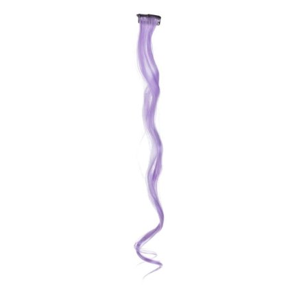 Clama Par cu Suvita Blonda Lila Ondulata pentru Copii 38cm