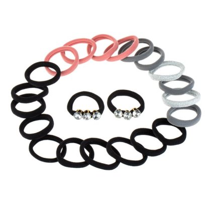 Elastice Par Frotte de Diferite Culori Strass pentru Femei - 22buc