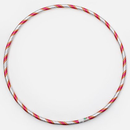 Cerc Hula Hoop Dungi Alb Rosii 60cm