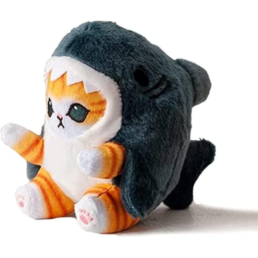 Jucarie de plus Catshark, 20cm, design amuzant, material sigur, multicolor