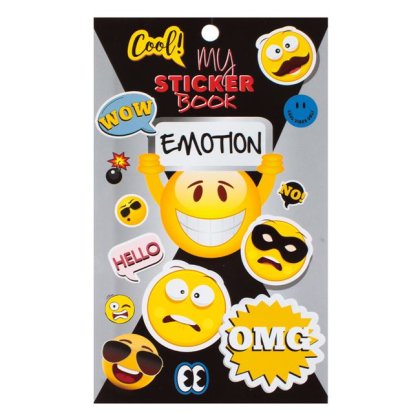 Set Autocolante cu Fete Galbene Emotion - 6F