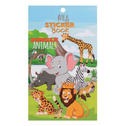 Set Autocolante cu Animale din Jungla - 6F