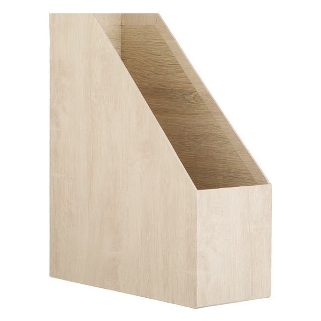 Suport din Carton cu Finisaj Wood pentru Documente 25.5x10.3x30cm