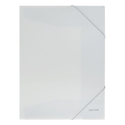 Mapa din Plastic Soft Touch Gri cu Elastic 25.5x34cm