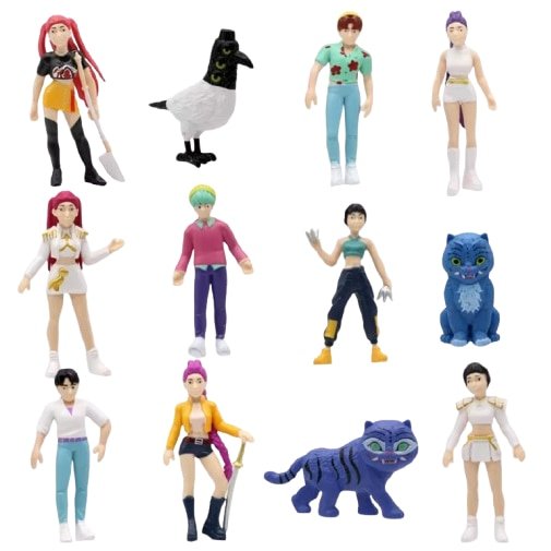 Set 3 figurine VICTINY demon hunter 10, 5cm multicolor