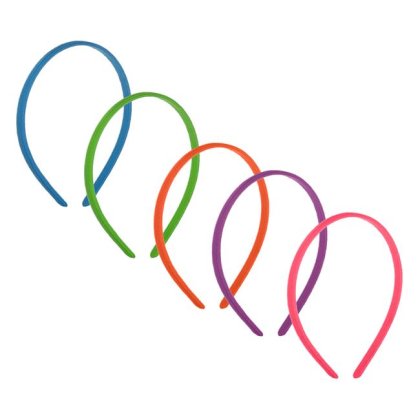 Set Coronite Par cu Tesatura Colorate pentru Copii - 5buc