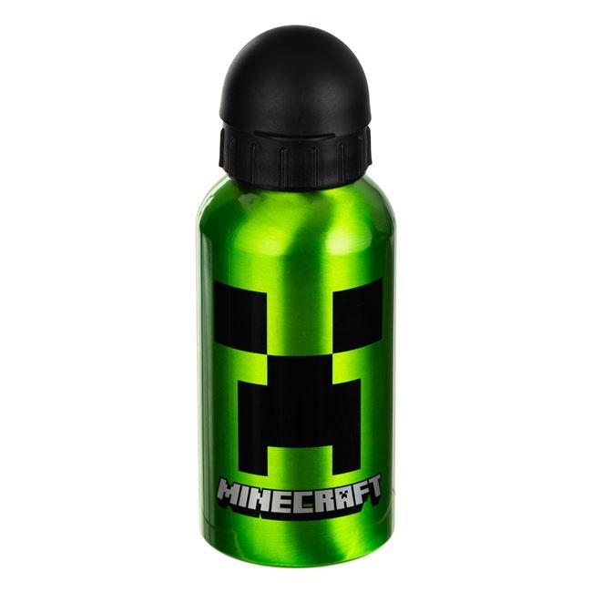 Sticla Apa din Aluminiu Verde Minecraft pentru Copii 400ml