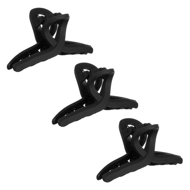 Set Clame Par Negre Mate 7cm - 3buc