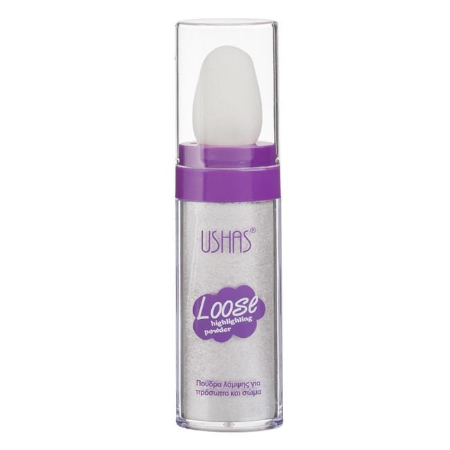 Pudra Highlighter Argintie pentru Fata & Corp 12g
