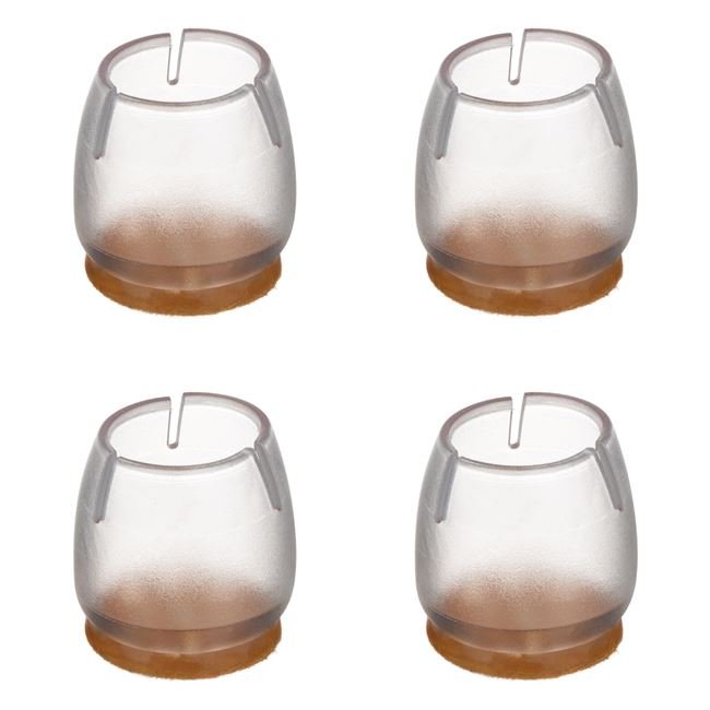 Capace Transparente de Protectie pentru Mobila Ø17-21mm - 4buc