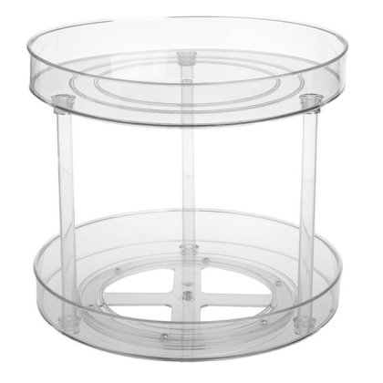 Tava Rotativa Transparenta cu 2 Nivele Ø27x24.5cm
