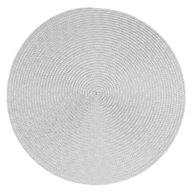 Suport Farfurie Rotund din PP Gri Off White Ø38cm