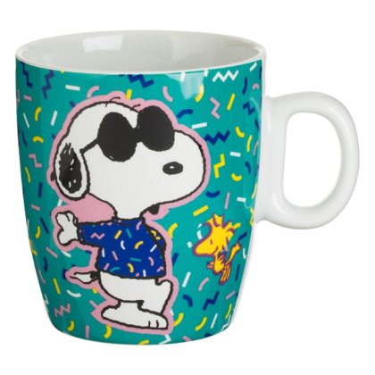 Cana din Portelan Mini Verde Menta Snoopy Confeti 235ml