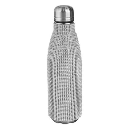 Sticla Izoterma din Otel Inoxidabil cu Strass Argintiu 500ml