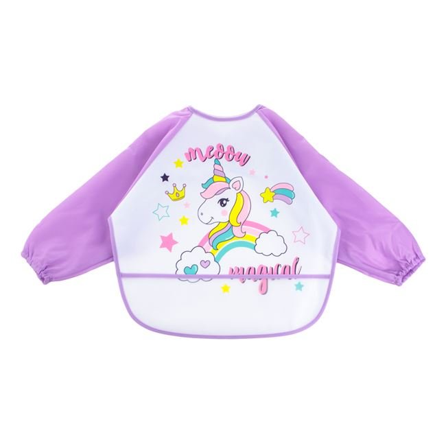 Baveta cu Maneci Lila Unicorn