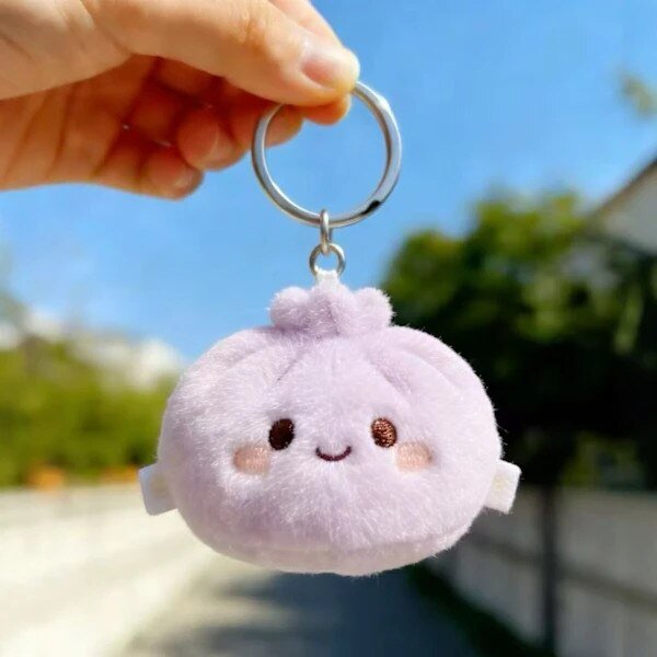 Jucarie squishy plus, stil bao, realist, alb, 1 buc