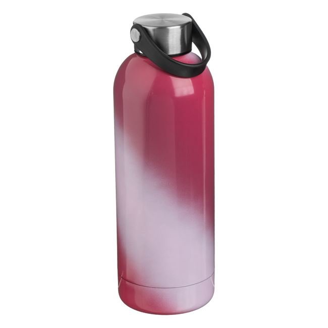Sticla Izoterma din Otel Inoxidabil Fucsia Roz Degrade cu Maner 500ml