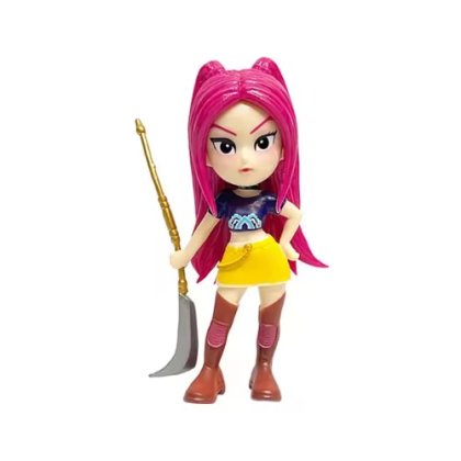 Figurina Mira k pop demon hunter VICTINY® Roz, multicolor, 18/19 cm, cutie carton