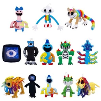 Set 10 Jucarii Huggy Wuggy, Poppy game, Huggins doll, Critters kids toys 17 / 35 cm ( modele aleatorii)