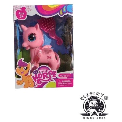 Figurina My Little Horse VICTINY® 7 cm/ roz