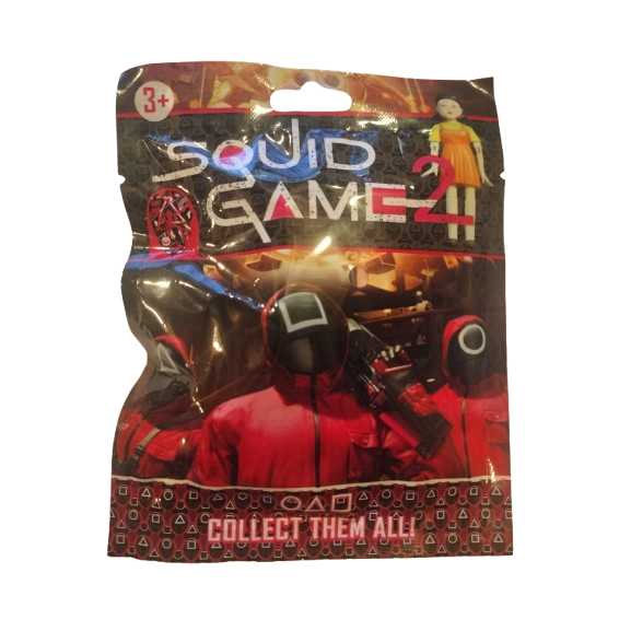 Plic Figurina surpriza squid game diverse personaje, multicolor