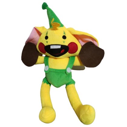 Jucarie de Plus Poppy Playtime Zenuk - Bonzo Bunny, 40 Cm, Galben/Verde