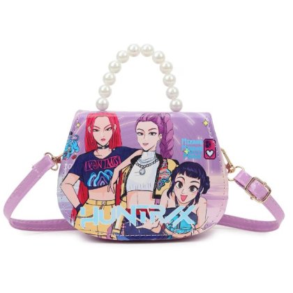 Geanta pentru copii VICTINY® portofel K-pop Anime, mov 13 cm / 7 cm / 16, 5 cm