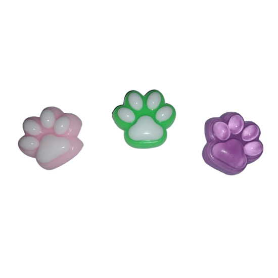 Set 3 Jucării interactive VICTINY® labuțe roz/verde/mov 3x3 cm
