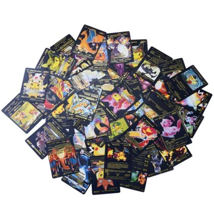 Carti de joc pentru colectionari VICTINY, 55 bucati, negru/black