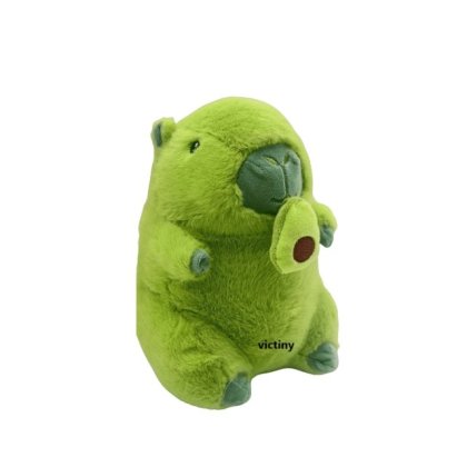 Capybara plush cu avocado sau banana VICTINY® verde 22 cm