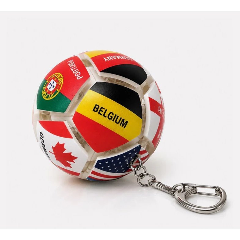 SQUEEZE 2026 VICTINY® minge cu tarii breloc tastatura antistres word cup 2026, 5 cm, jucarie interactiva pentru copii si adulti, antistres
