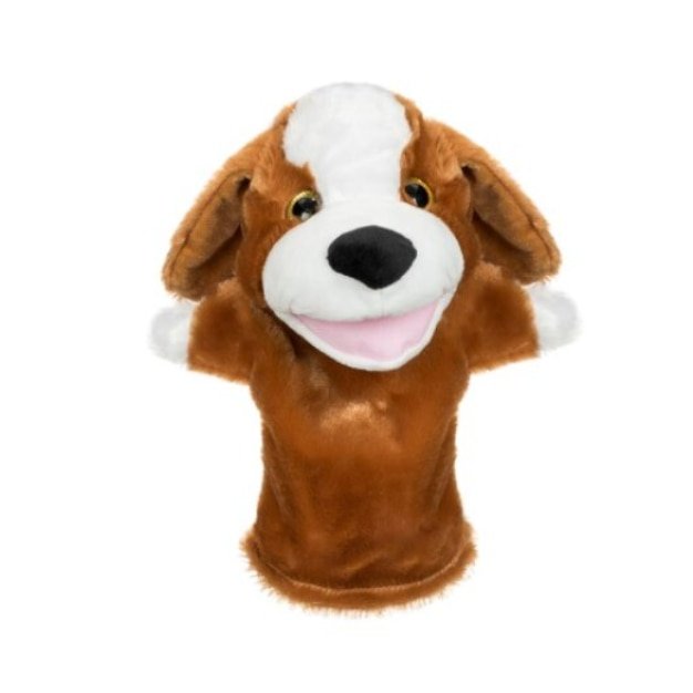 Figurina VICTINY®, teatru de papusi, catel maro, 28cm, +3 ani