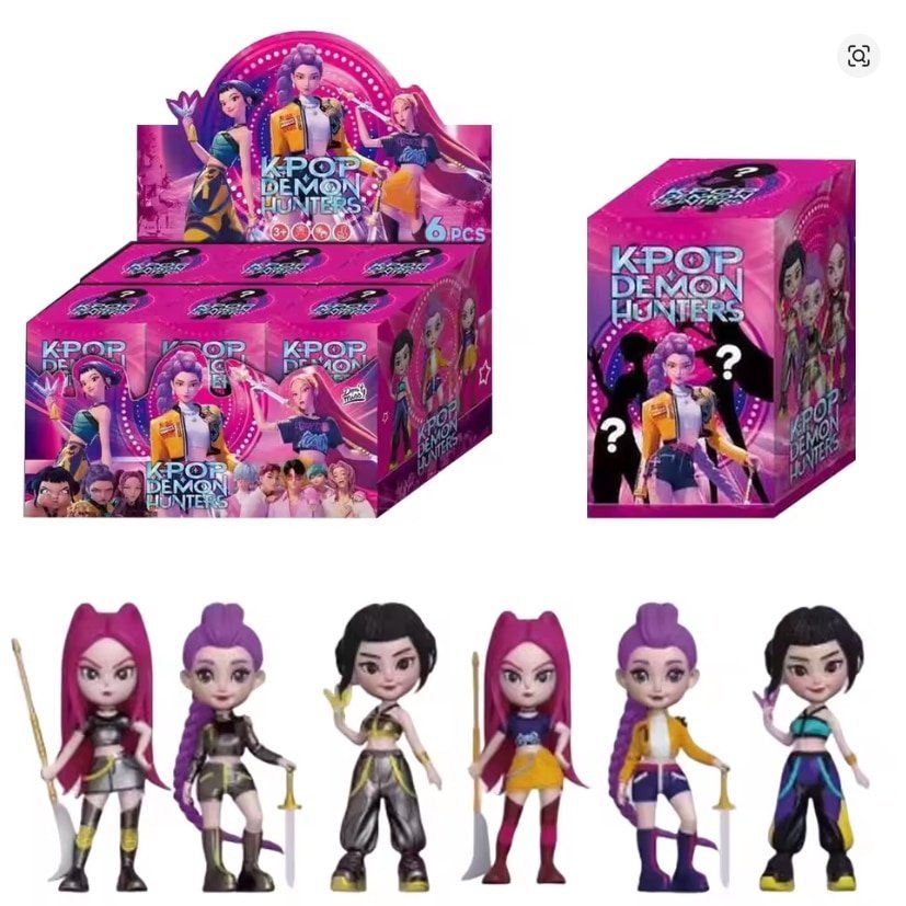 Figurina Cutie surpriza superstar k pop Demon Hunter multicolor, 10 cm