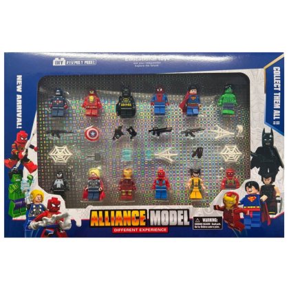 Set 12 figurine Alliance model, VICTINY® Multicolor, 5 cm