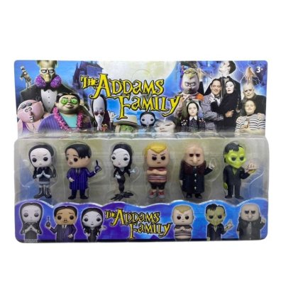 Set 6 figurine VICTINY® addams familia 7 cm, 3+ ani ( personajele pot diferi in functie de lot/stoc)