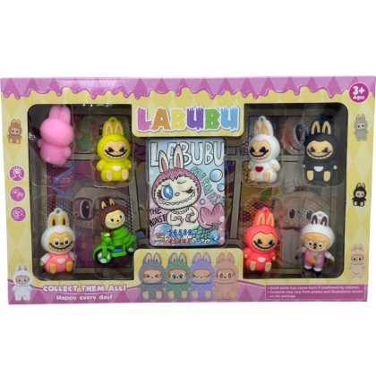 Set 8 figurine silicon VICTINY®, multicolor